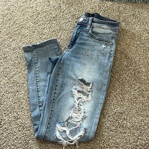 Judy Blue Paint Splatter Jeans